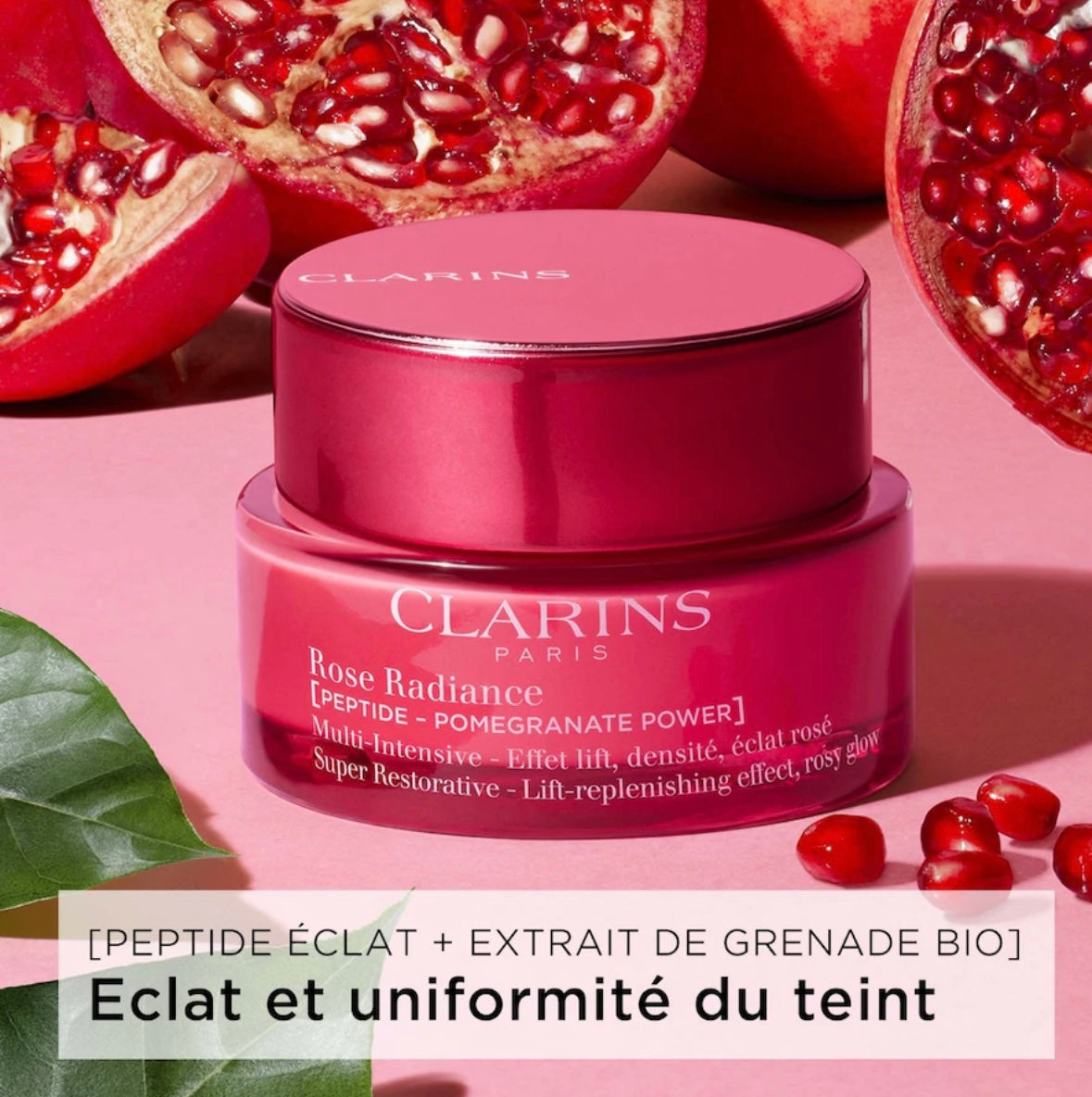 Clarins - Face radiance cream - Rose radiance